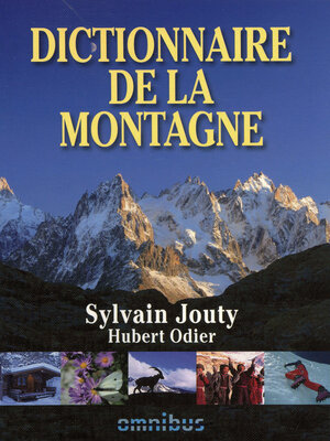 cover image of Dictionnaire de la montagne